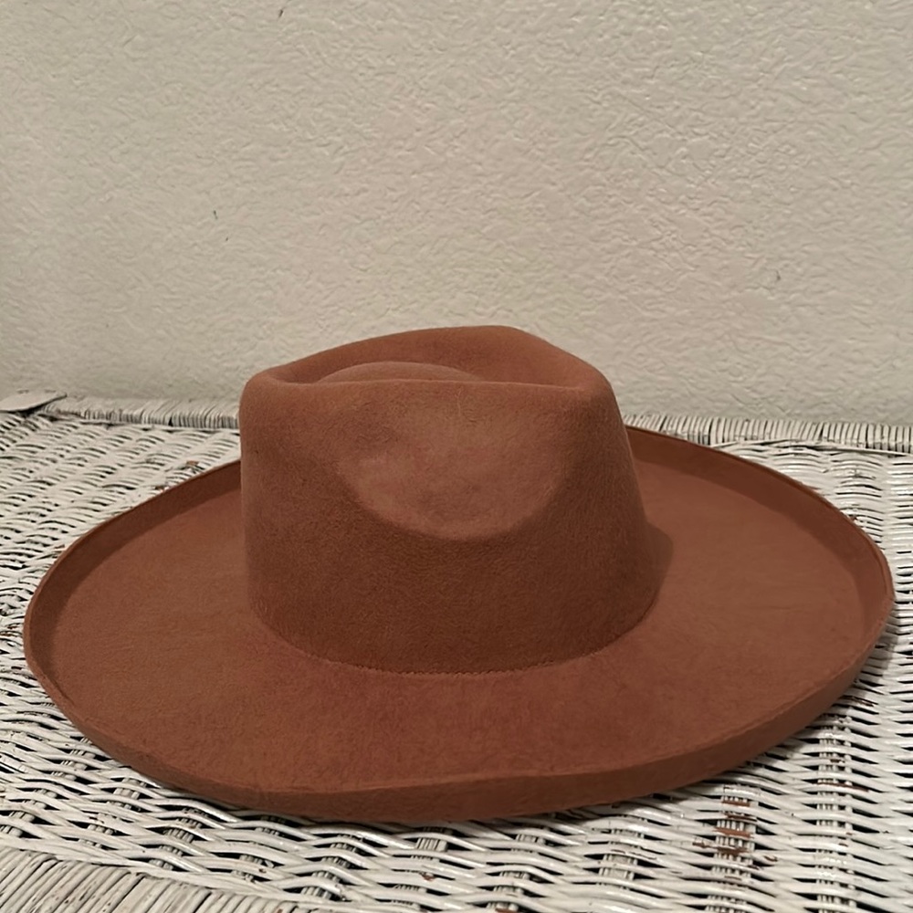 Terra Cotta Pink Upturned Brim Hat